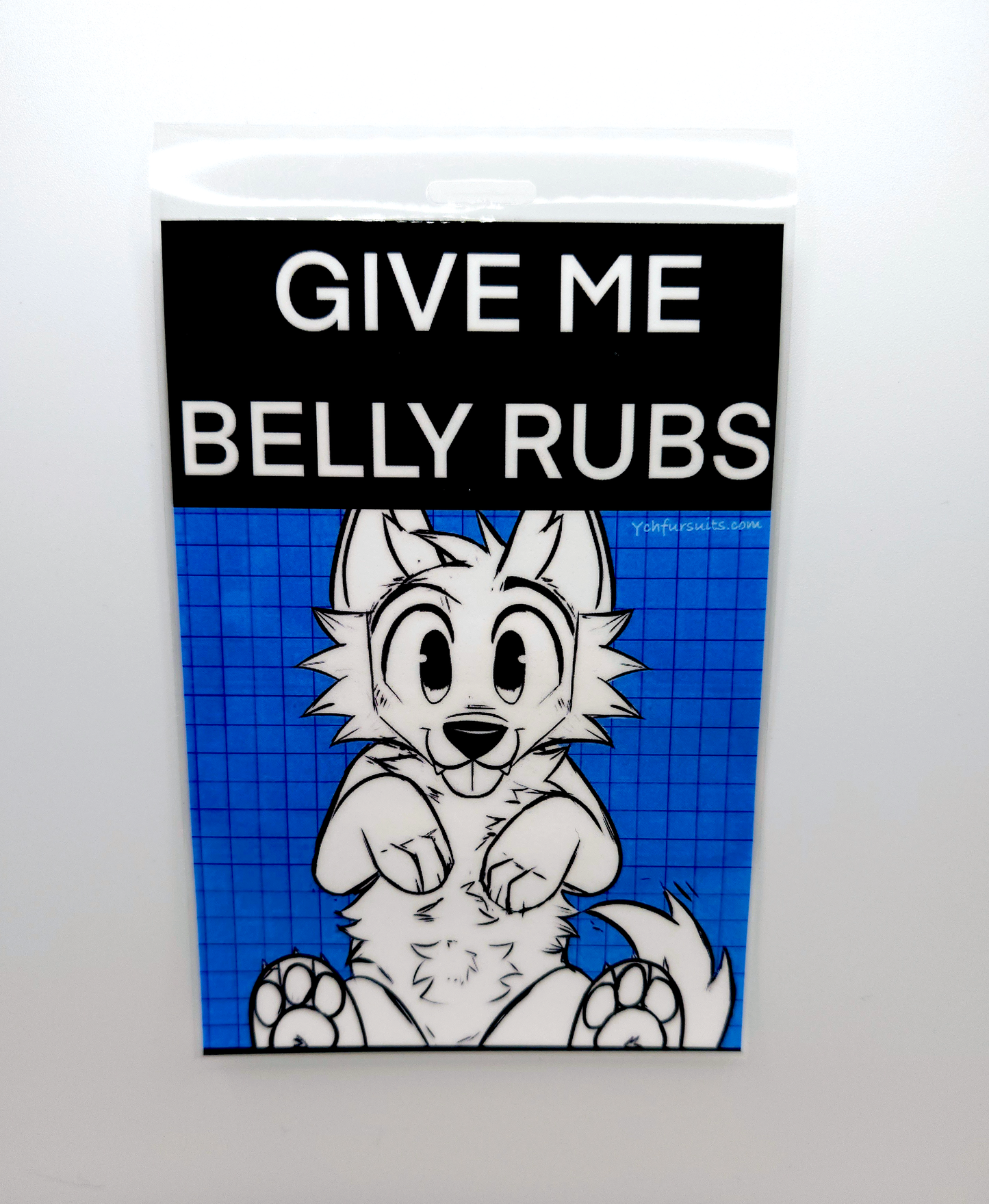 Give Me Belly Rubs Badge
