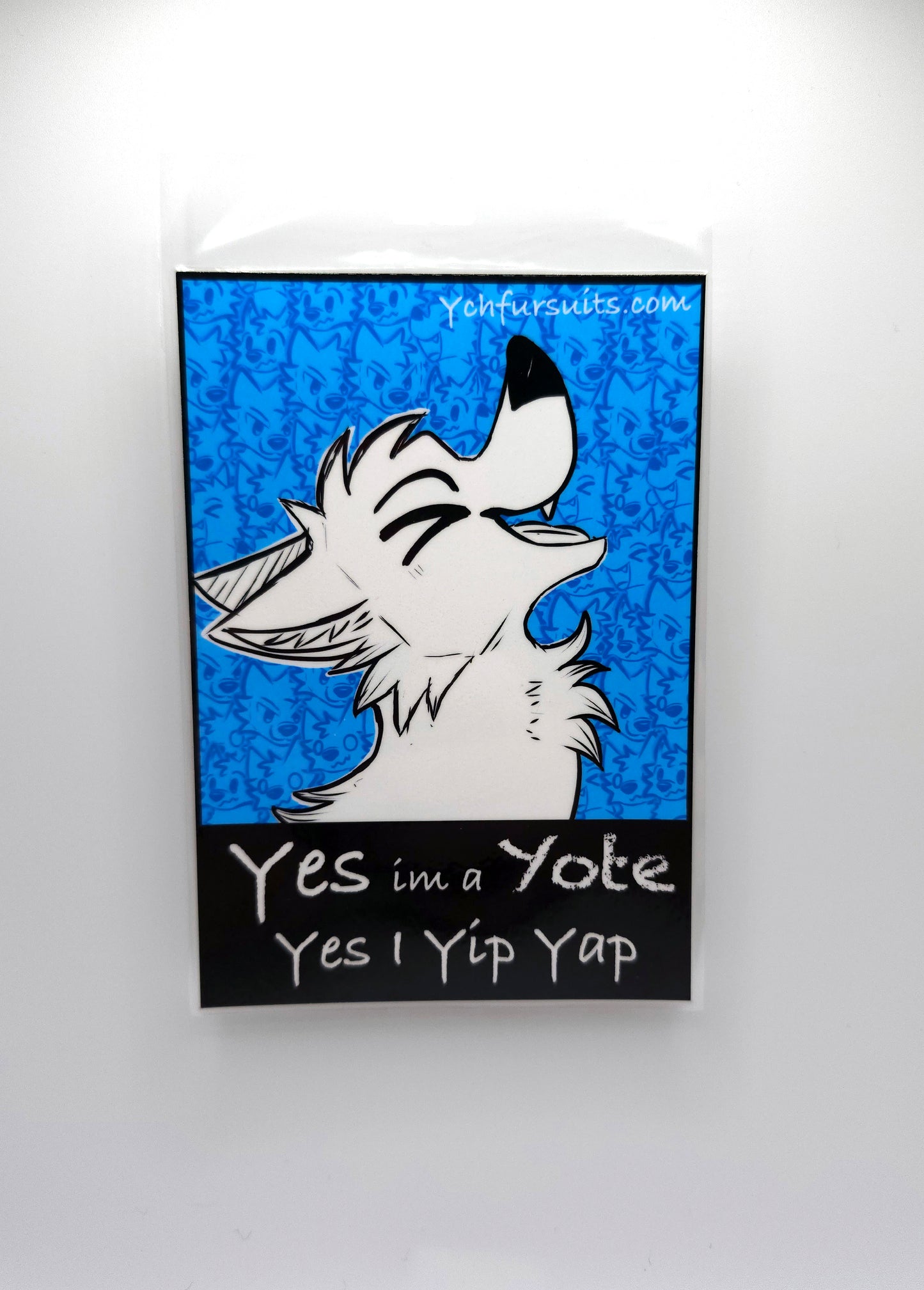 coyote fursona badge