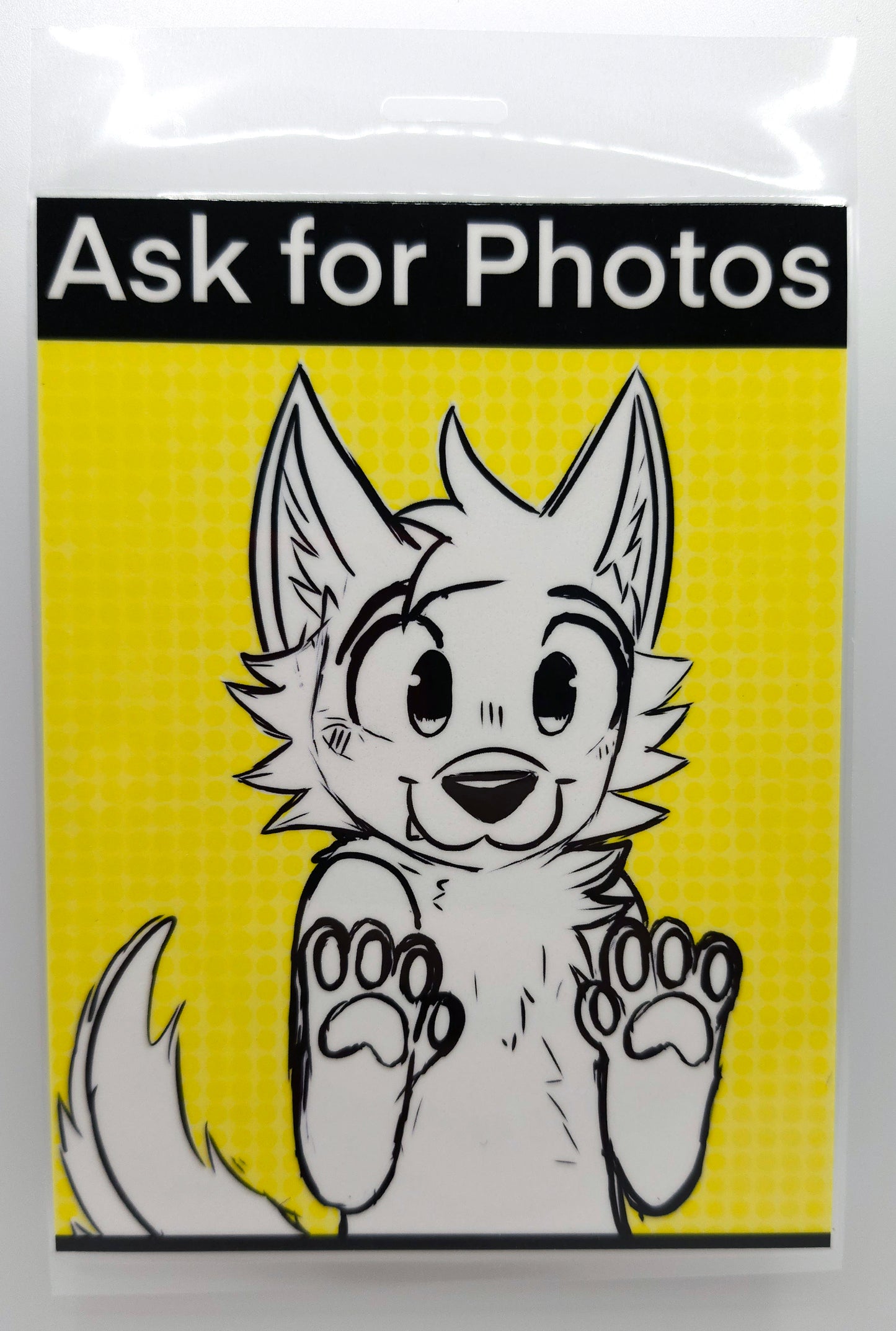 ask for photo fursuit badge