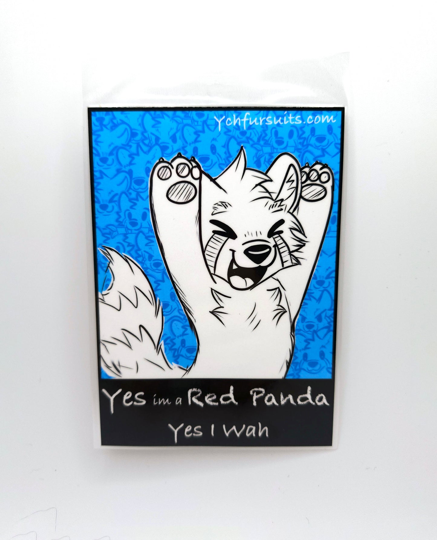 red panda badge