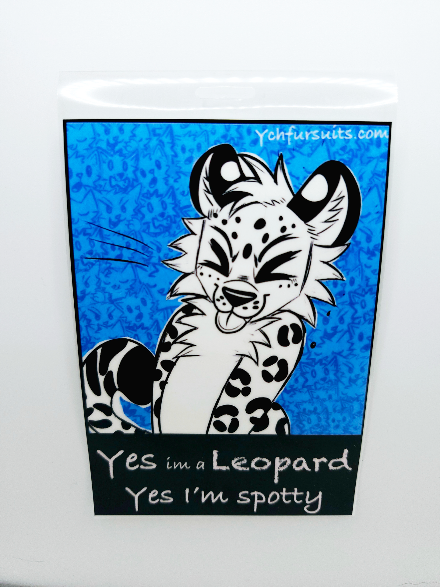 Leopard Fursona Badge