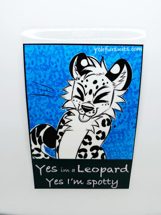 Leopard Fursona Badge