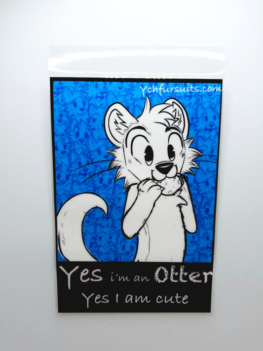 Otter Fursona Badge