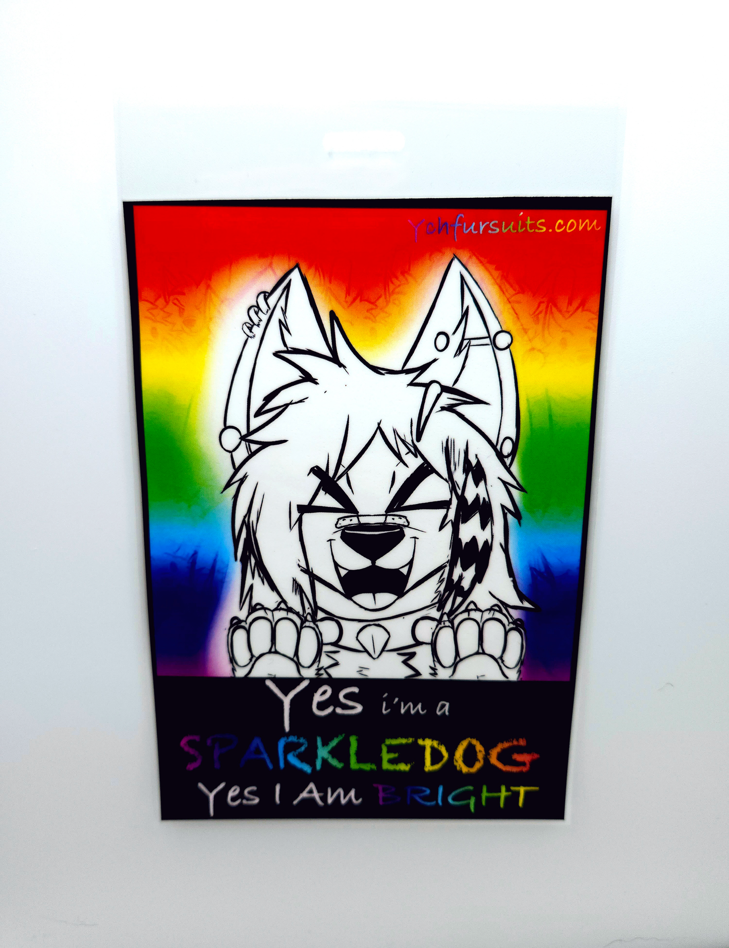 Sparkledog Fursona Badge
