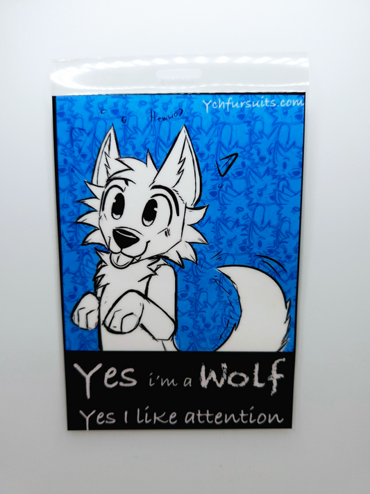 Wolf Attention Badge