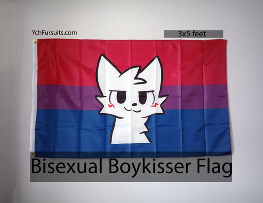 Boykisser Pride Flag Bisexual