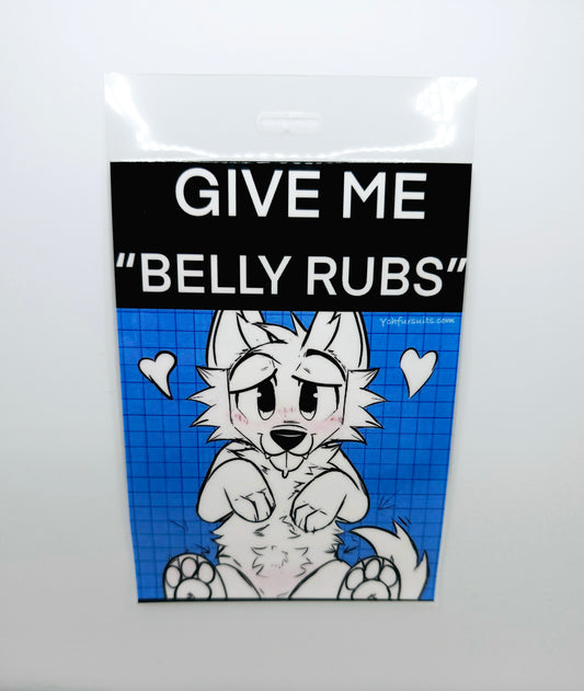 "Belly Rubs" Badge