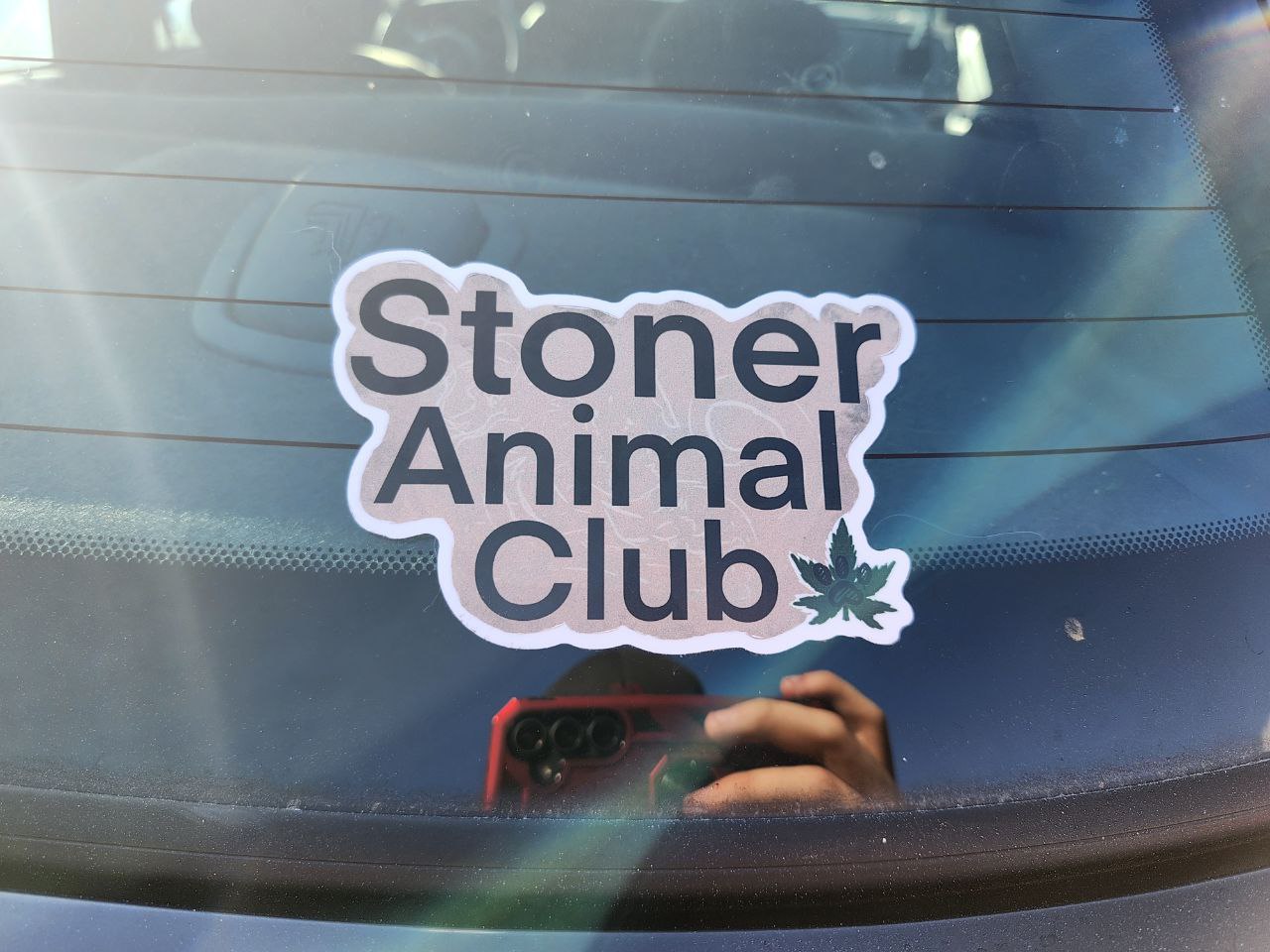 Stoner Animal Club Bumper-Sticker