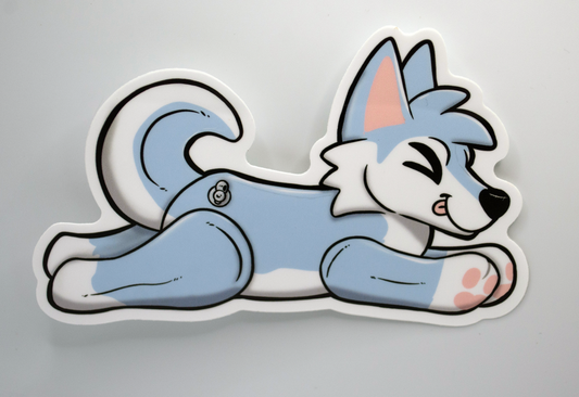 Squeaky Pooltoy Husky (B GRADE)